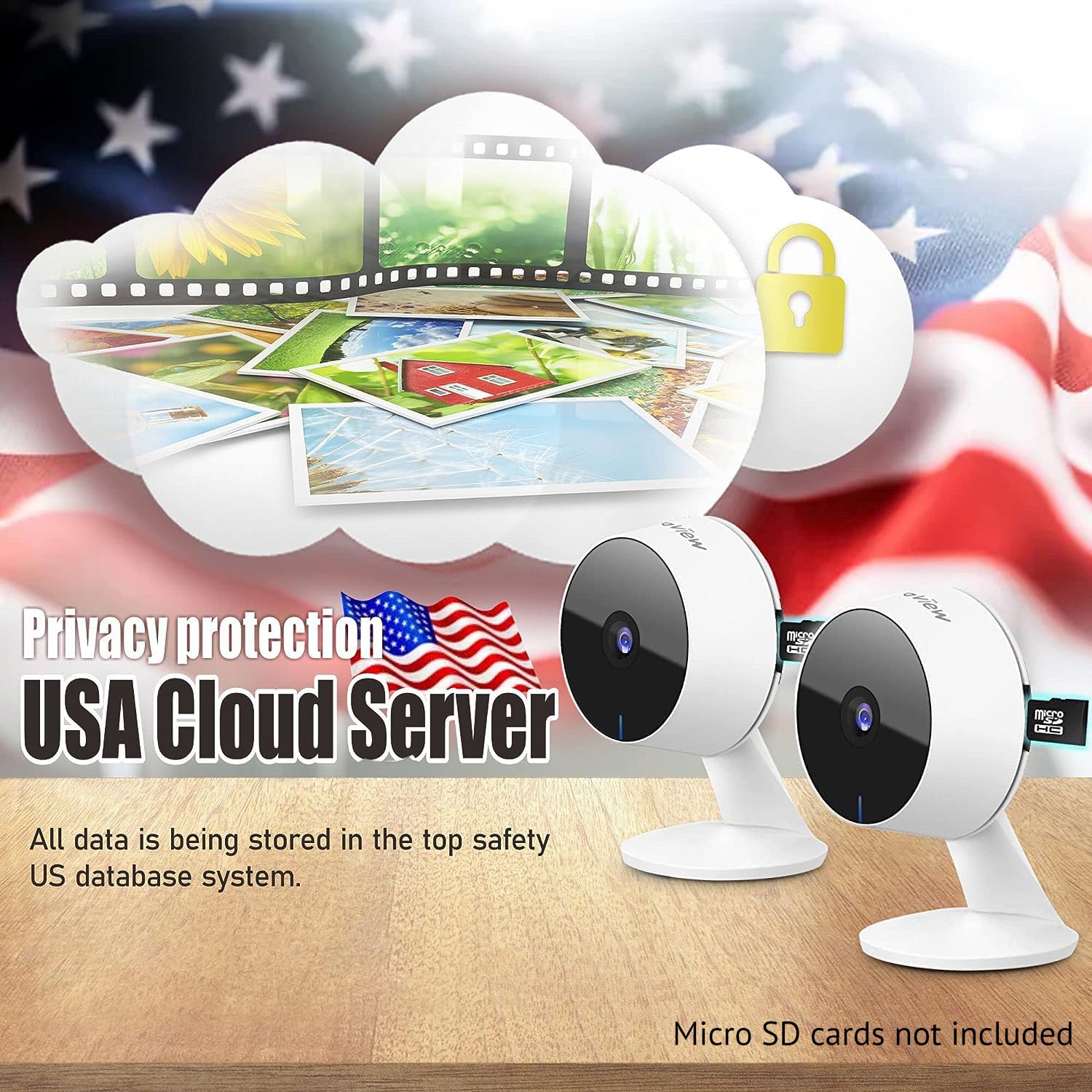 Foto 7 pulgar | Cámaras De Seguridad Laview Indoor 1080p 4 Piezas Con Detección De Movimiento - Venta Internacional.