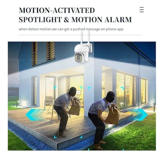 Foto 2 | Cámara De Seguridad-Vigilancia A Color Para Exteriores Con Wi Fi Y 2 Antenas