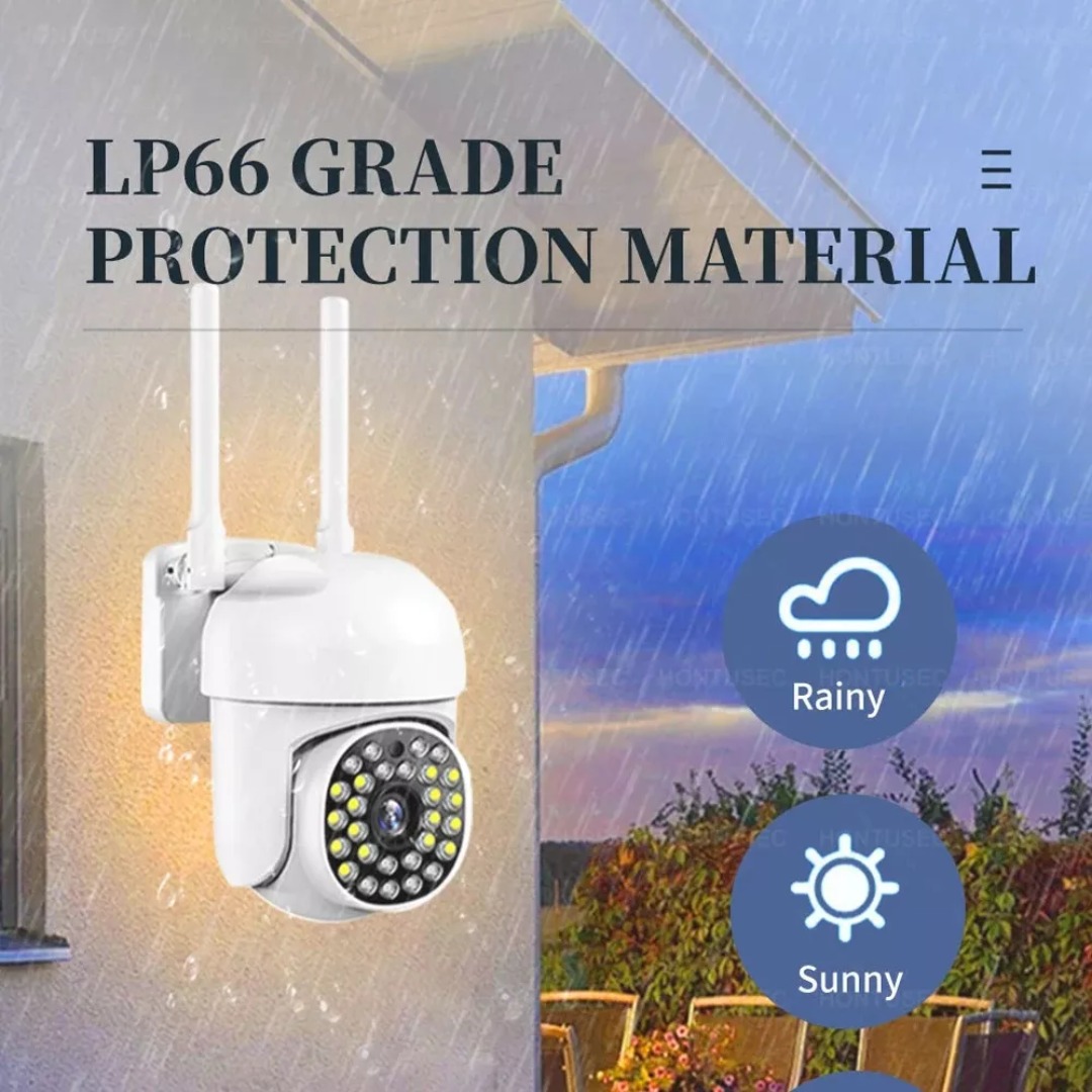 Foto 3 | Cámara De Seguridad-Vigilancia A Color Para Exteriores Con Wi Fi Y 2 Antenas