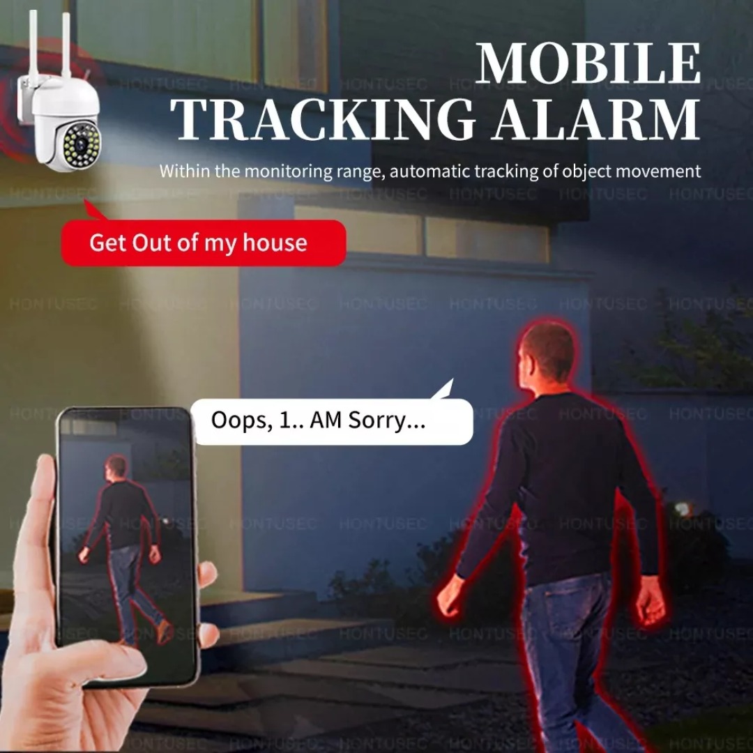 Foto 5 pulgar | Cámara De Seguridad-Vigilancia A Color Para Exteriores Con Wi Fi Y 2 Antenas