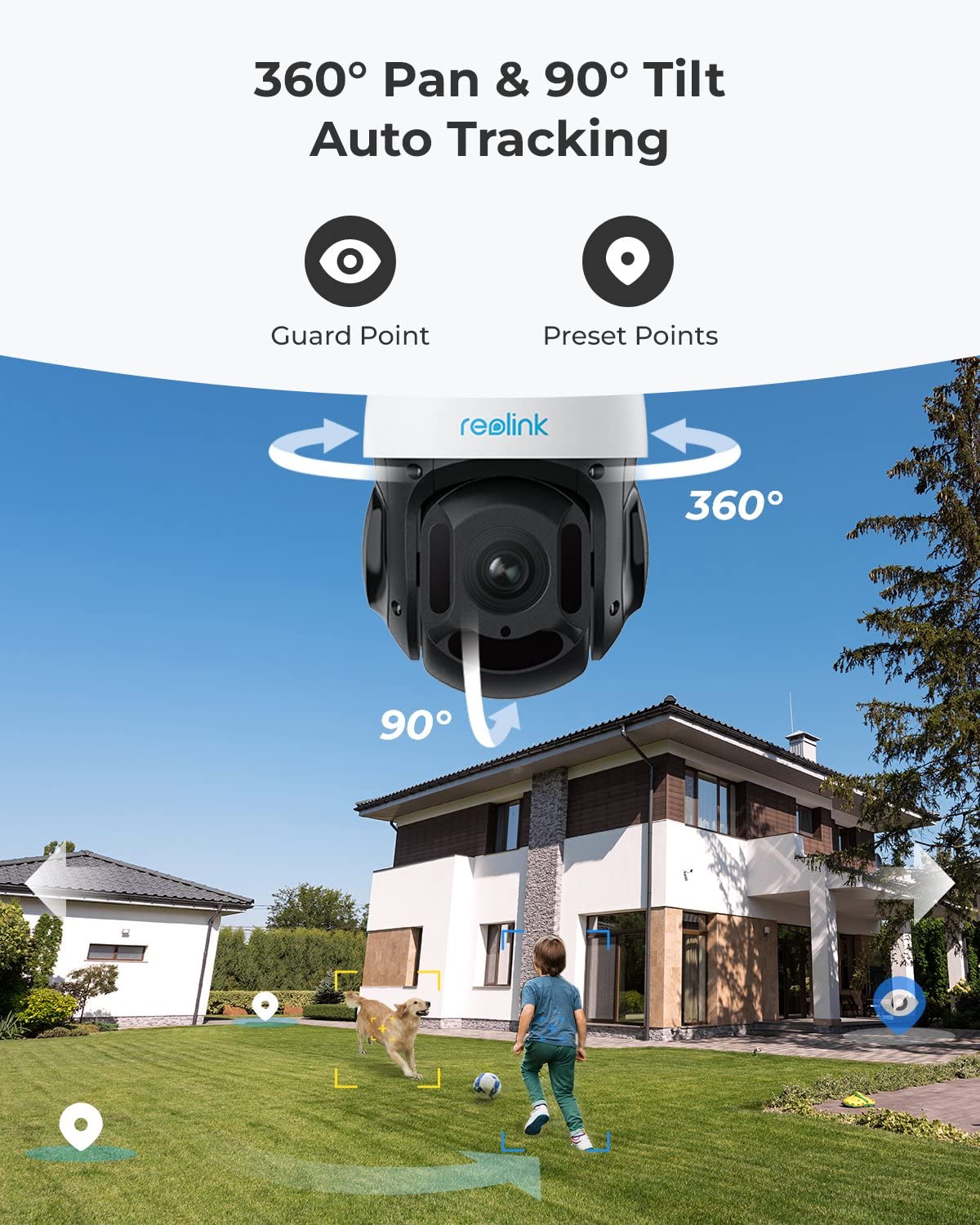 Foto 4 pulgar | Cámara De Seguridad Reolink 4k Ptz Rlc-823a 16x Con Vista De 360° - Venta Internacional.