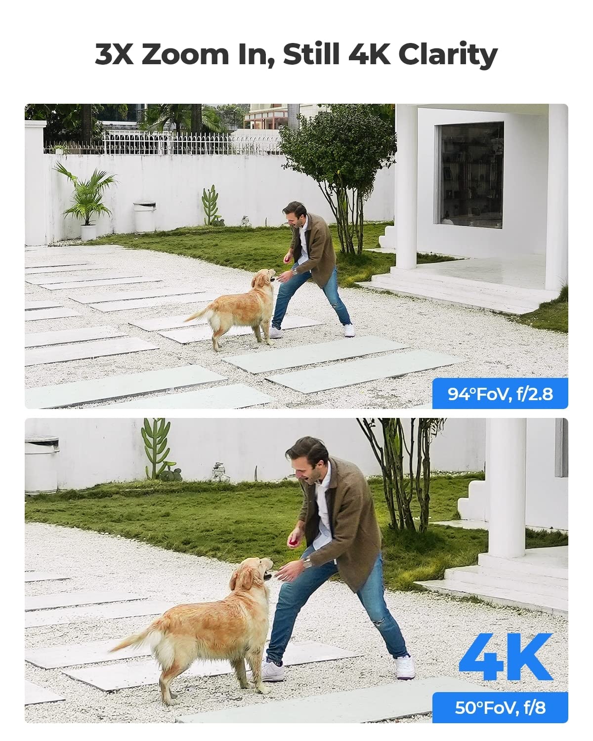 Foto 2 | Cámara De Seguridad Reolink E1 Outdoor Poe 4k Ptz 3x Zoom - Venta Internacional.