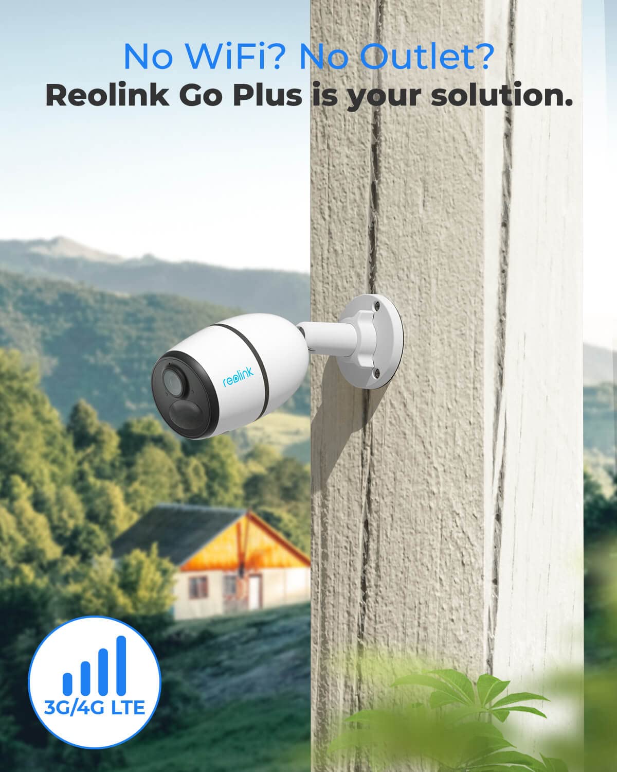 Foto 2 | Cámara De Seguridad Celular Reolink Go Plus 2k Hd 4g Lte - Venta Internacional.
