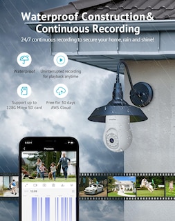 Foto 4 | Cámara De Seguridad Laview 4mp Bulb 2k 360° Inalámbrica Outdoor Alexa - Venta Internacional.