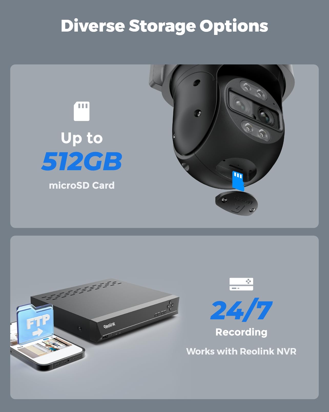 Foto 7 pulgar | Cámara De Seguridad Reolink 4k Con Cable Wifi Para Exteriores De 8 Mp Con Doble Lente - Venta Internacional.