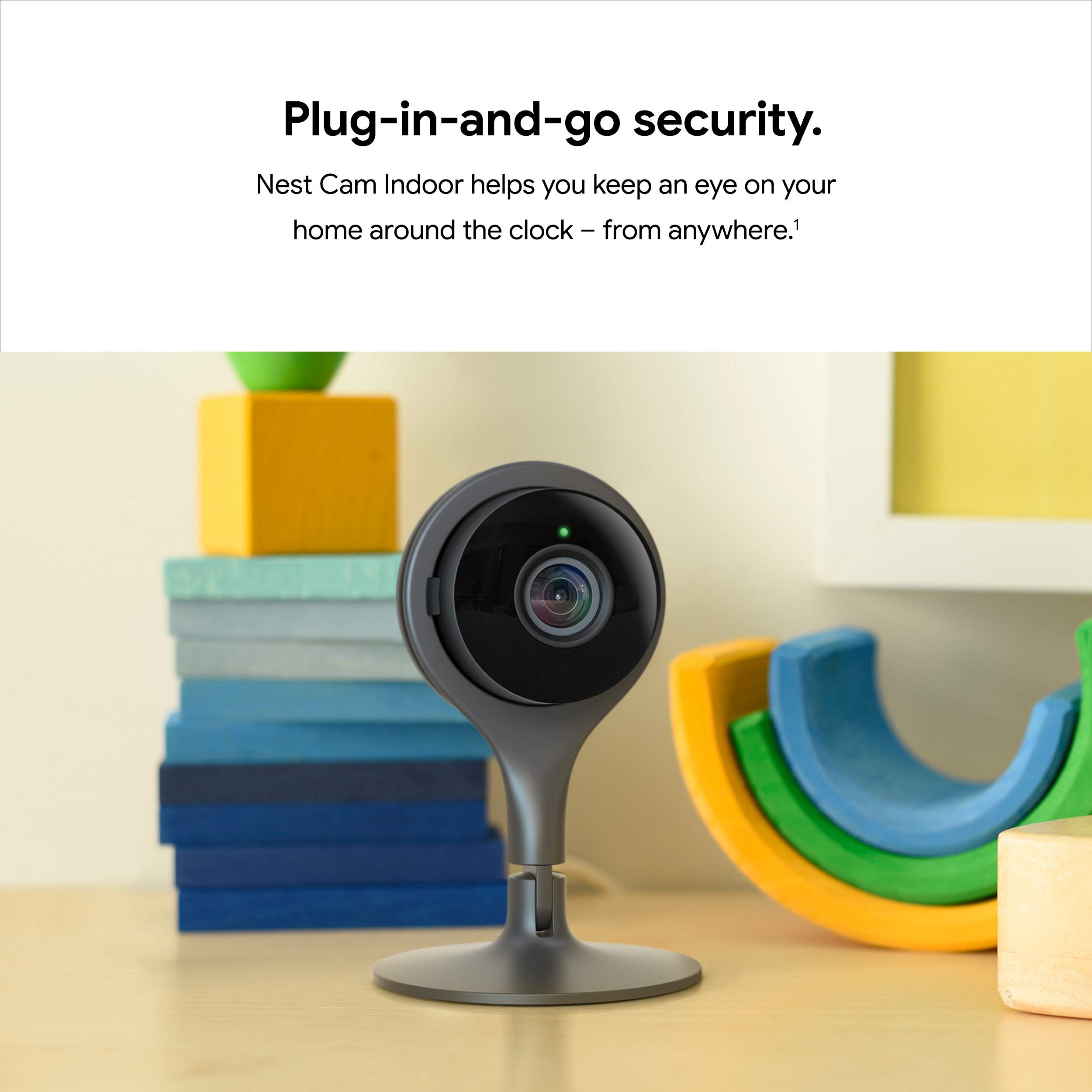Foto 3 pulgar | Cámara De Vigilancia Google Nest Cam Indoor 1.ª Generación - Venta Internacional.