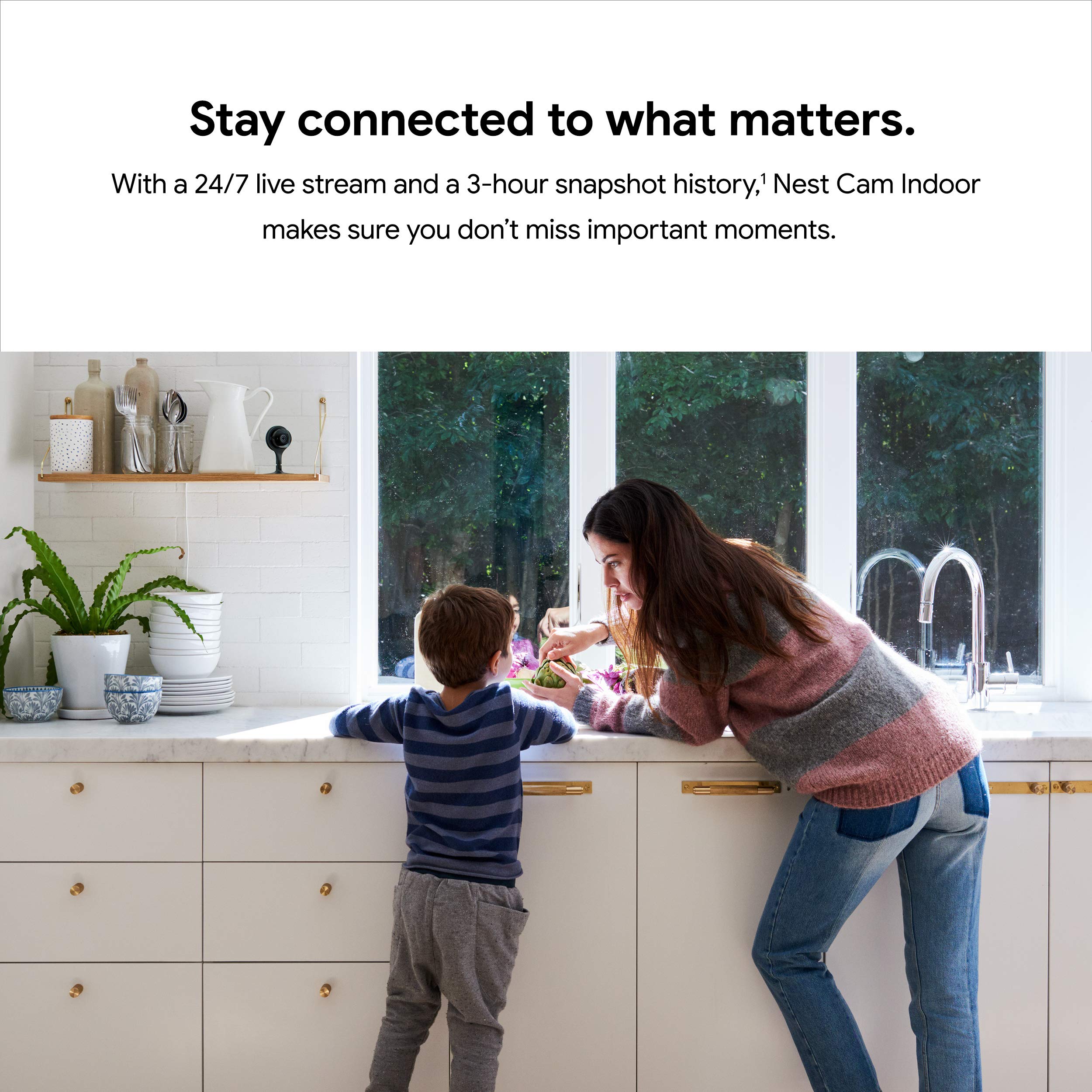 Foto 4 pulgar | Cámara De Vigilancia Google Nest Cam Indoor 1.ª Generación - Venta Internacional.