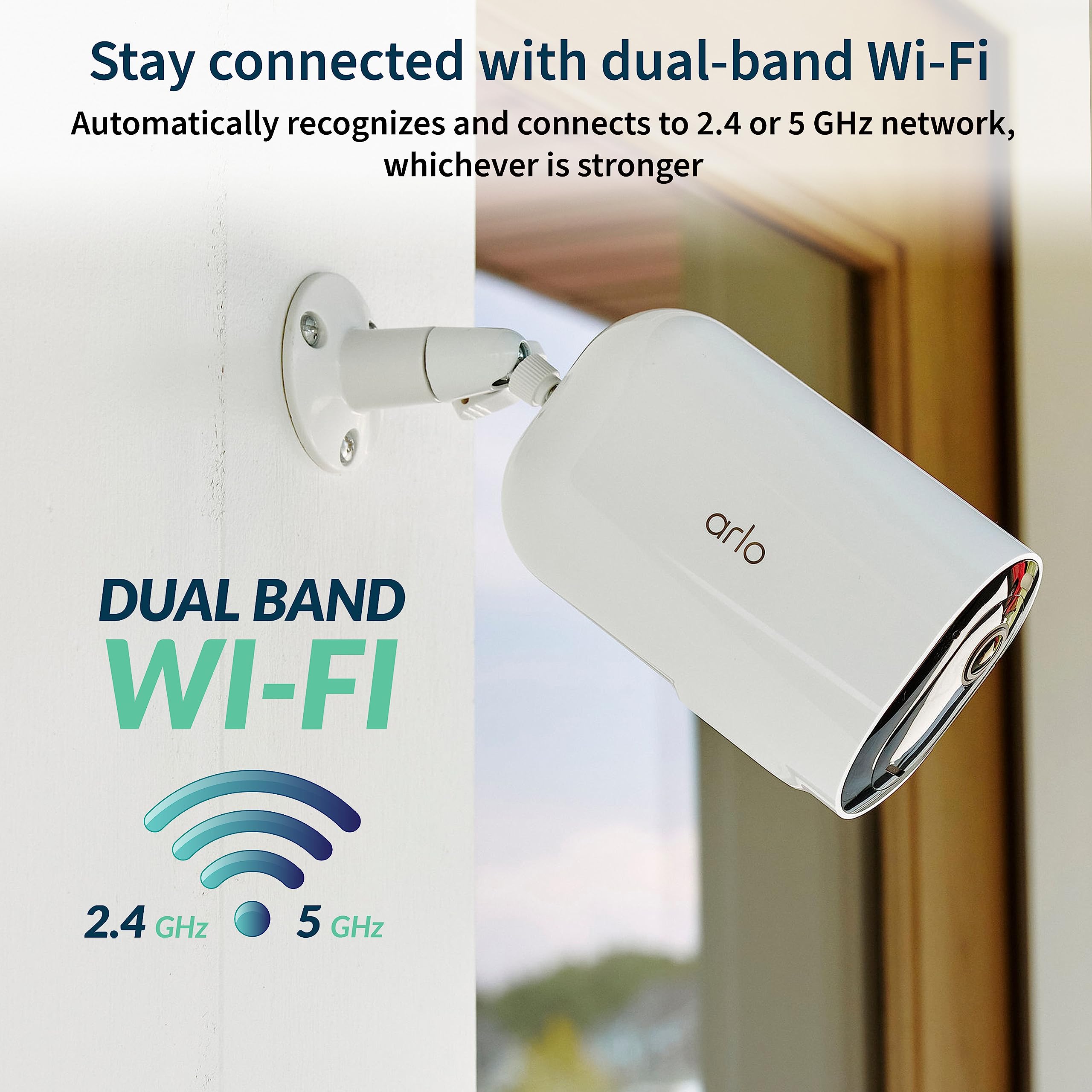 Foto 4 | Cámara De Seguridad Arlo Pro 5s Xl Spotlight 2k Hdr, Paquete De 3, Blanca - Venta Internacional.