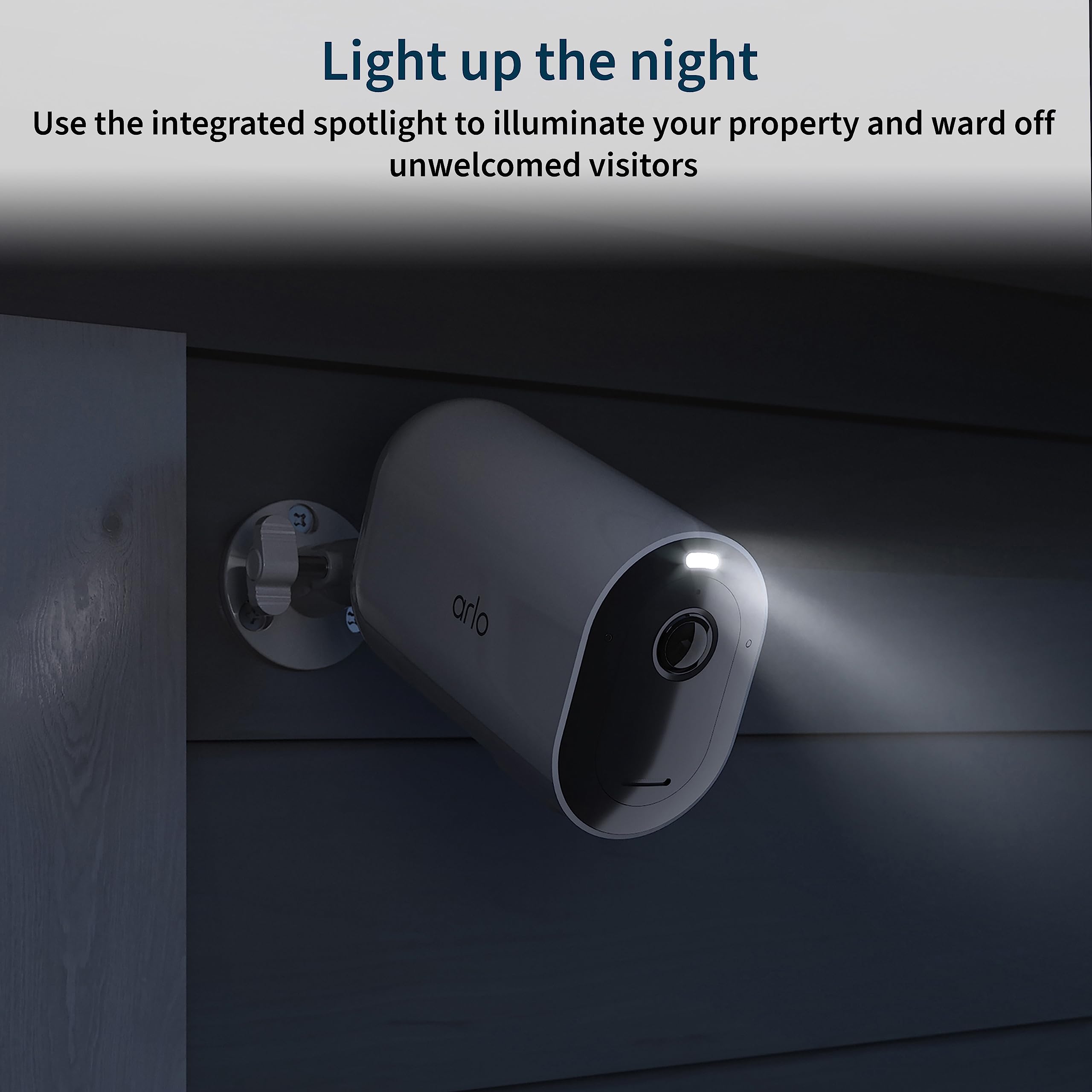 Foto 5 | Cámara De Seguridad Arlo Pro 5s Xl Spotlight 2k Hdr, Paquete De 3, Blanca - Venta Internacional.