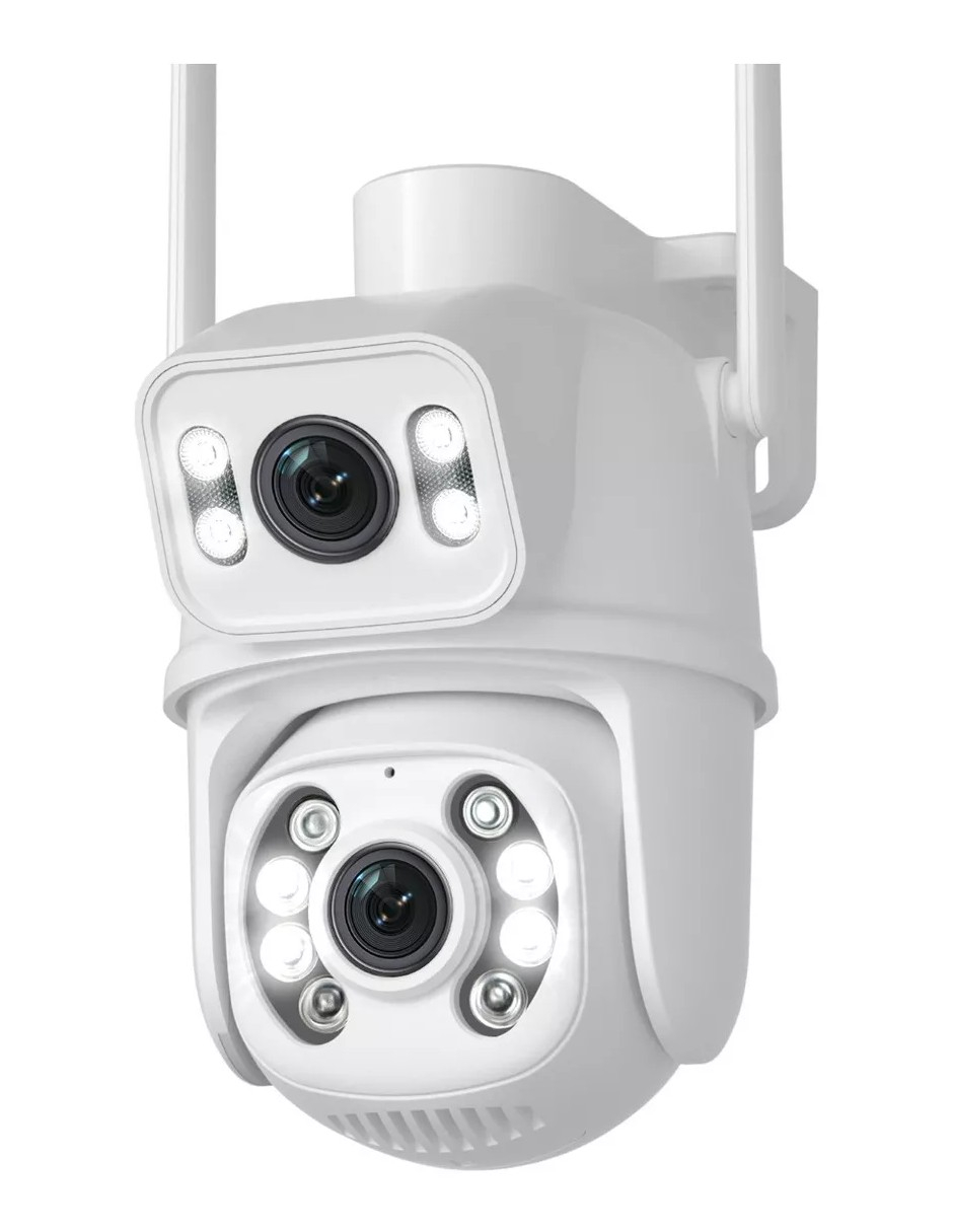 Foto 2 | Cámara De Seguridad Con Resolución 8mp Visión Nocturna + Gratis Termo Güish De Regalo