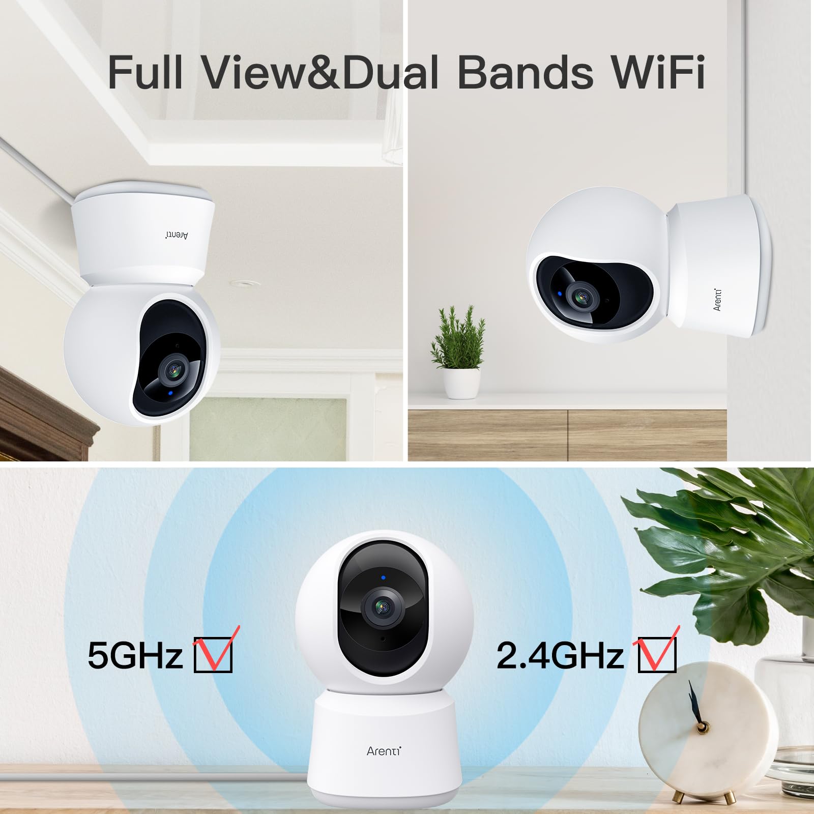 Foto 5 pulgar | Cámara De Seguridad Arenti 5g Indoor 4mp Con Altavoz Para Mascotas - Venta Internacional.