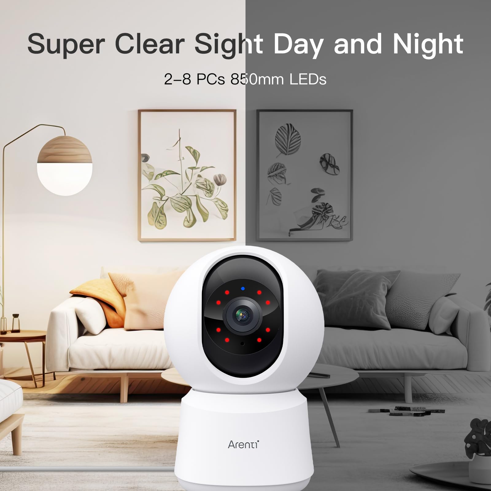 Foto 7 | Cámara De Seguridad Arenti 5g Indoor 4mp Con Altavoz Para Mascotas - Venta Internacional.