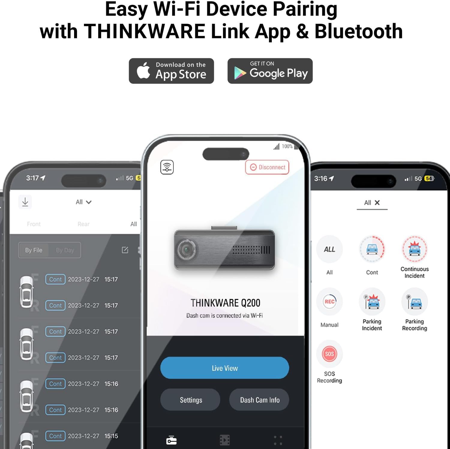 Foto 5 | Dash Cam Thinkware Q200 2k Para Salpicadero De Coche, Wifi, 256 Gb Como Máximo - Venta Internacional.
