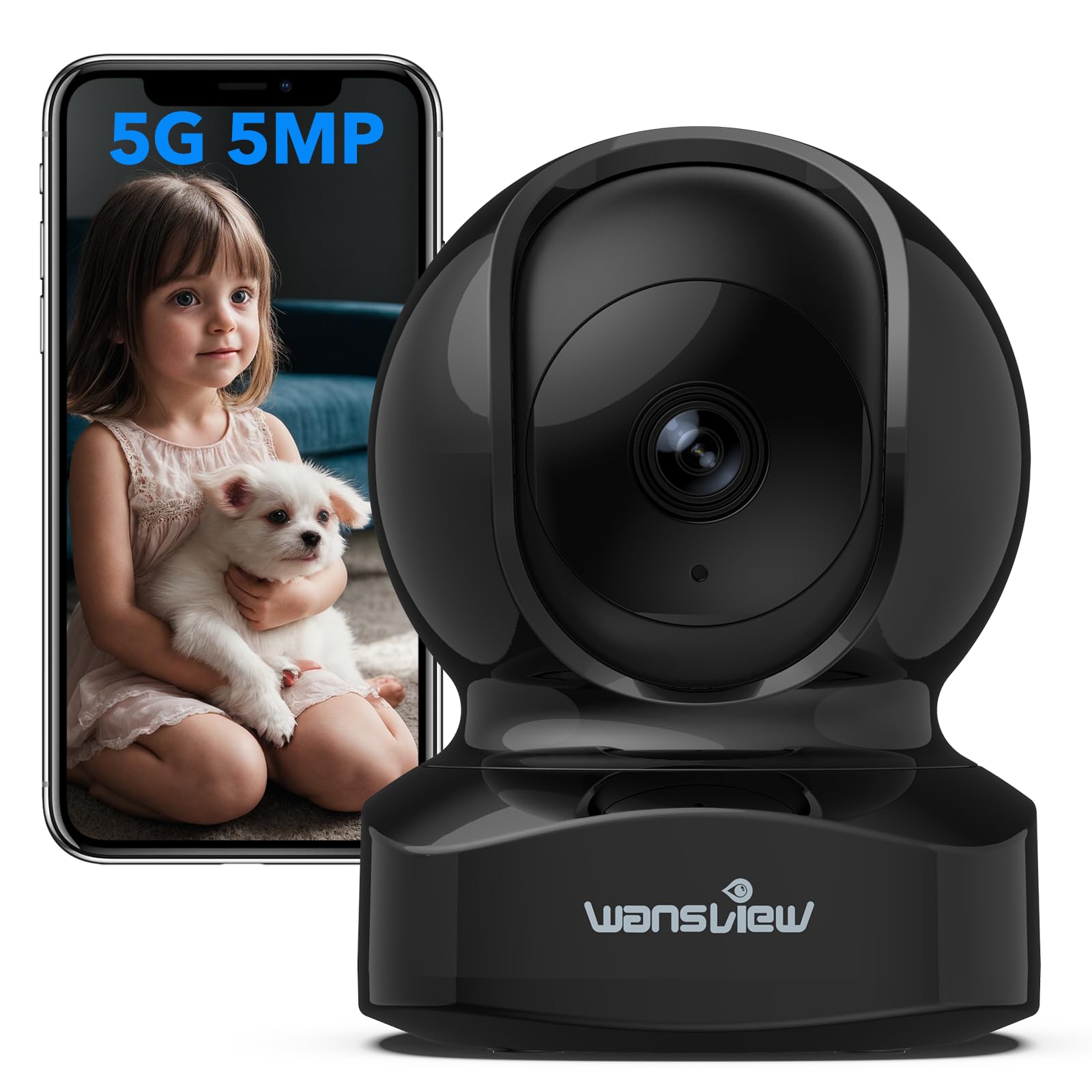 Foto 2 pulgar | Cámara De Seguridad Wansview Q5 Wifi Home Indoor De 5 Mp Con Alexa - Venta Internacional.