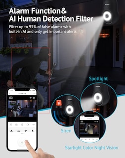Foto 7 | Cámara De Seguridad Laview Bulb 4mp 360° 2k Wifi 5g Alexa - Venta Internacional.