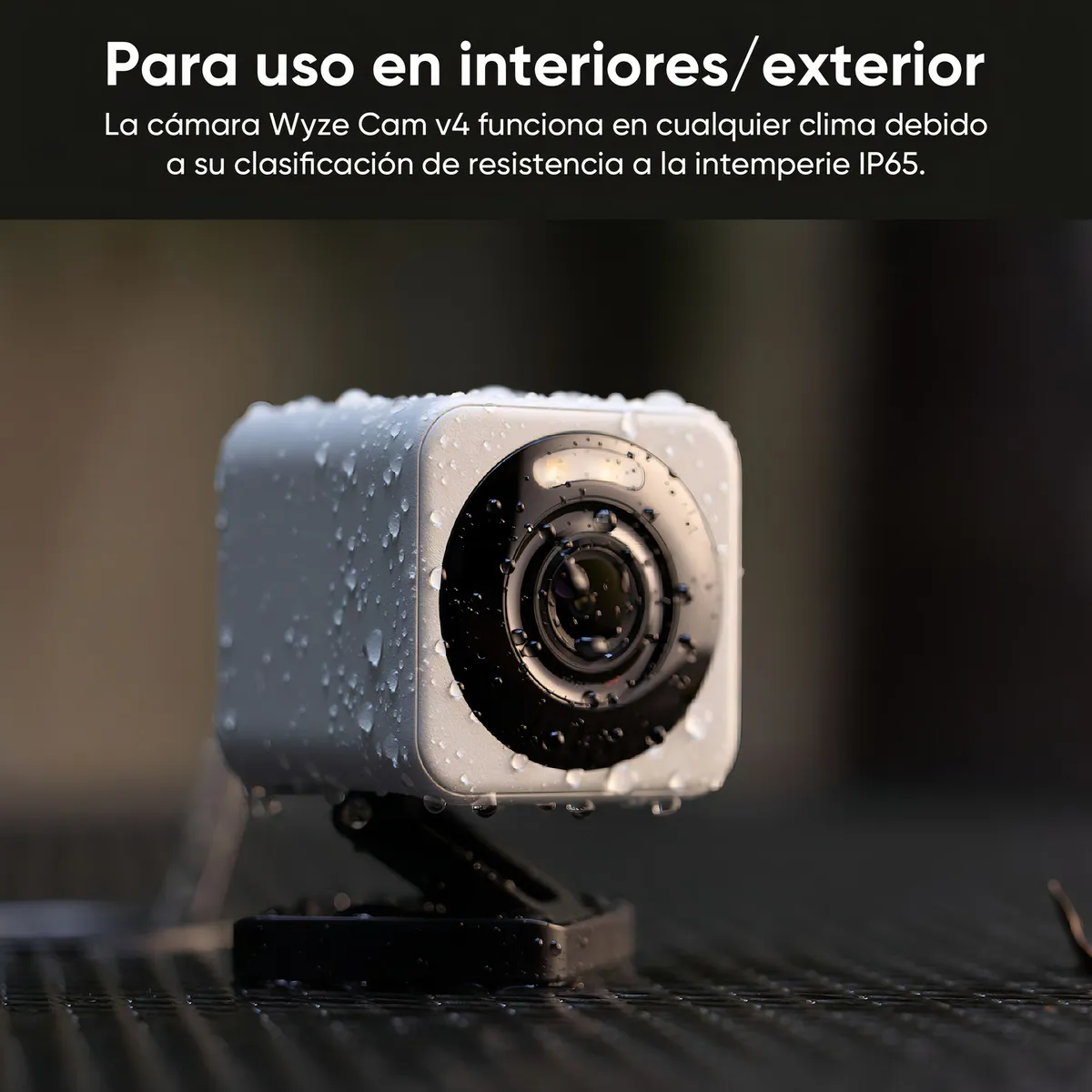 Foto 5 pulgar | Cámara De Seguridad Doméstica Inteligente Wi-fi Hd 2k Sirena Activado Por Movimiento Blanca