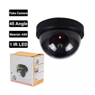 Foto 3 | Camara Falsa Domo Inalambrica Seguridad Vigilancia Eo Safe Imports Esi-16605 Negro