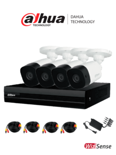 Foto 3 | Set Cámara de Seguridad Dahua DH-KIT/XVR1B08-I/4-B1A21N-0360 S030