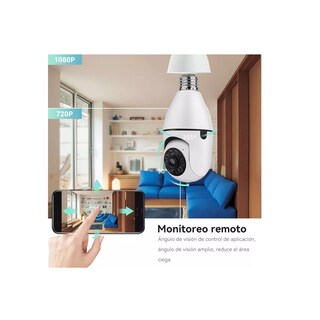 Foto 3 | Foco Cámara Seguridad Alarma Vigilancia Eo Safe Imports Esi-6180 Blanco