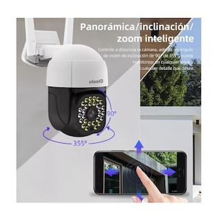 Foto 3 | Cámara Seguridad Alarma Exterior Wifi Eo Safe Imports Esi-6178 Multicolor