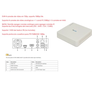 Foto 2 | Kit Cámaras de Vigilancia HD HILOOK BY HIKVISION 720 P para Exterior Vista en App