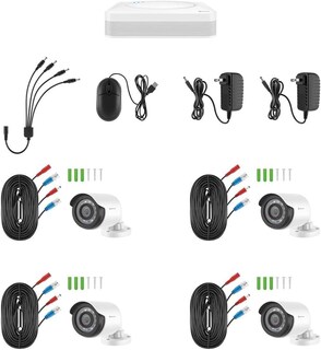 Foto 4 | Camaras de seguridad Steren CCTV-844/HDD color Blanco