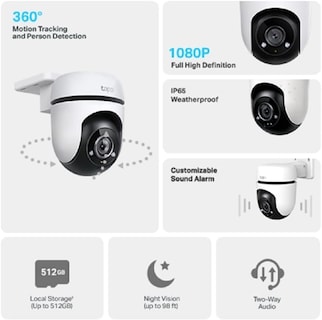 Foto 2 | Cámara de Seguridad Tplink Tapoc500 con Wifi