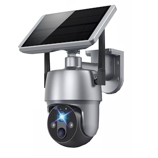 Foto 1 | Cámara De Seguridad Inalámbrica Con Panel Solar Wifi Eo Safe Imports Esi-13255 Gris