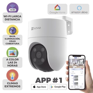 Foto 6 | Camara Pt Wifi / 2 Megapixel / Cobertura 360° / Detección Humana / Seguimiento Inteligente / Sirena / Luz Parpa