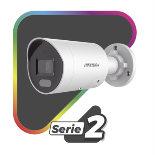Foto 3 pulgar | Cámara de Seguridad Hikvision con Luz Blanca