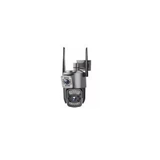 Foto 1 | Cámara De Seguridad Wifi Full Hd De Doble Lente Eo Safe Imports Esi-18289 Gris