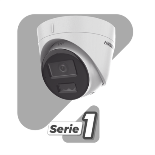 Camara Hikvision [dual Light] Turret Ip 4 Megapixel / Lente 2.8 Mm / 30 Mts Ir + 30 Mts Luz Blanca / Micrófono