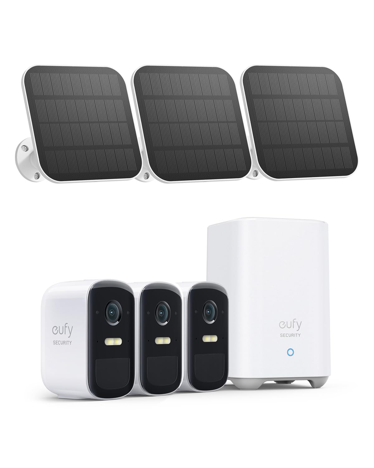 Foto 2 pulgar | Cámara De Seguridad Eufy Security Eufycam 2c Kit De 3 Cámaras Con Panel Solar - Venta Internacional.