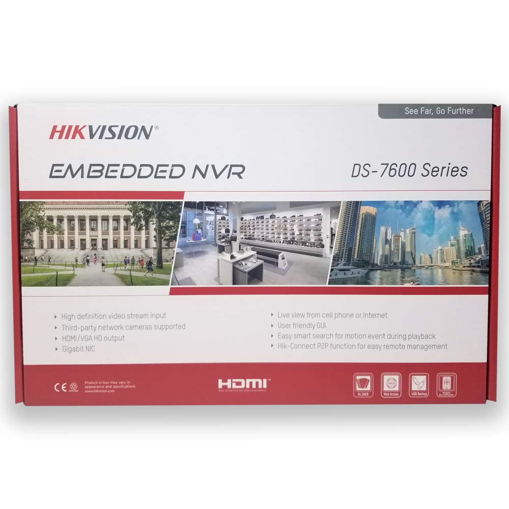 Foto 4 pulgar | Grabador De Vídeo En Red Hikvision Ds-7604ni-q1/4p De 4 Canales - Venta Internacional.