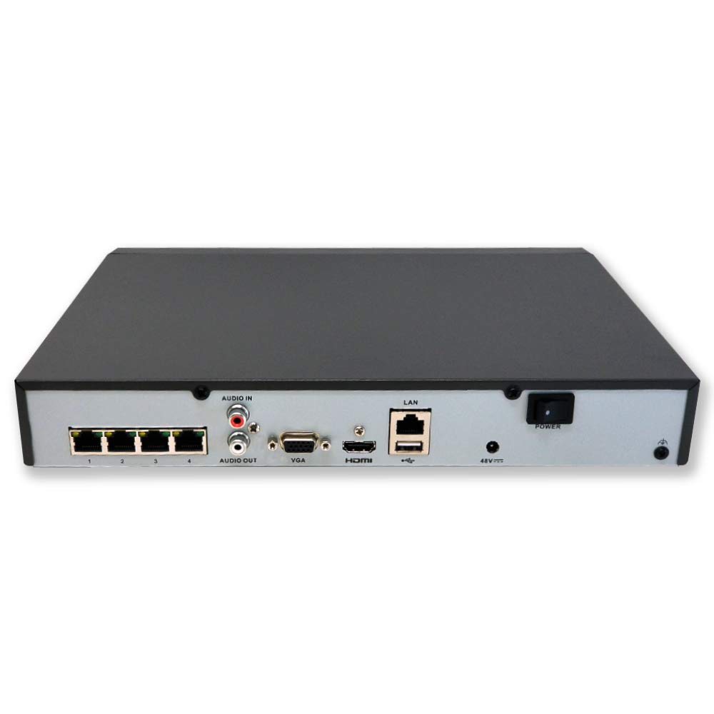 Foto 4 | Grabador De Vídeo En Red Hikvision Ds-7604ni-q1/4p De 4 Canales - Venta Internacional.
