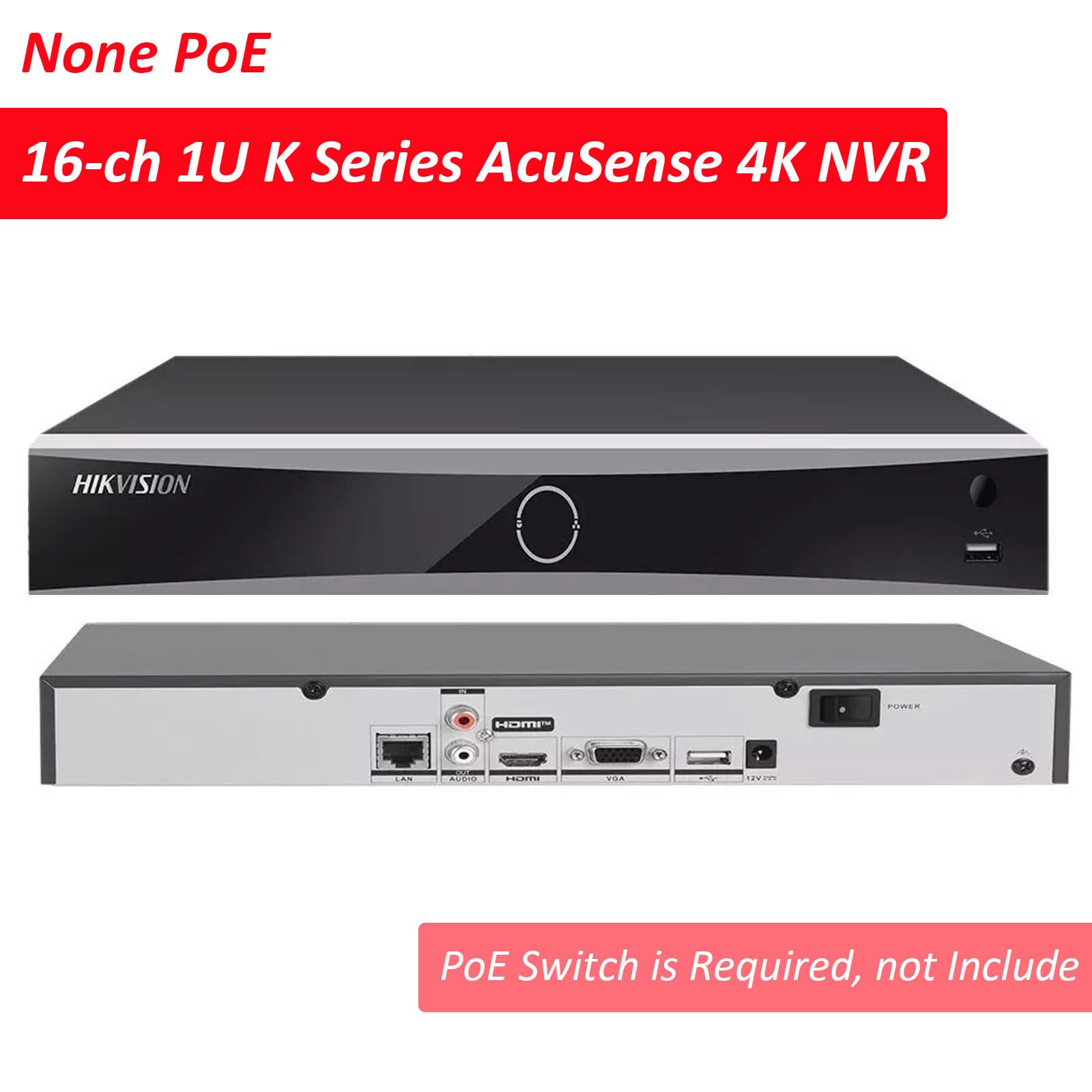 Foto 3 pulgar | Nvr Hikvision Ds-7616nxi-k1 16 Canales 8mp 4k Para Cctv Ip - Venta Internacional.