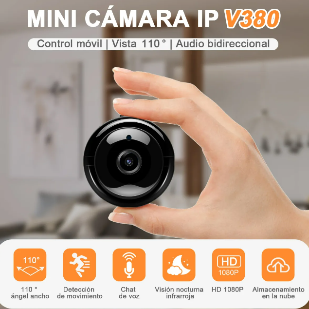 Foto 4 pulgar | Xtellar — Cámara Espía Miniatura Wifi De Alta Definición 720p Para Vigilancia Doméstica