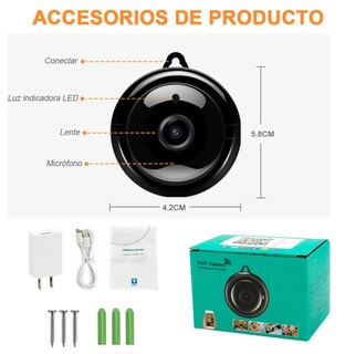 Foto 4 | Xtellar — Cámara Espía Miniatura Wifi De Alta Definición 720p Para Vigilancia Doméstica
