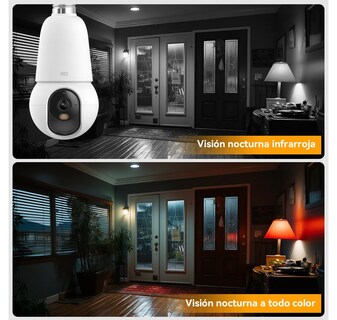 Foto 2 | Camara De Seguridad Bulb Cam 2c 3mp E27 Eo Safe Imports Esi-19569 Blanco