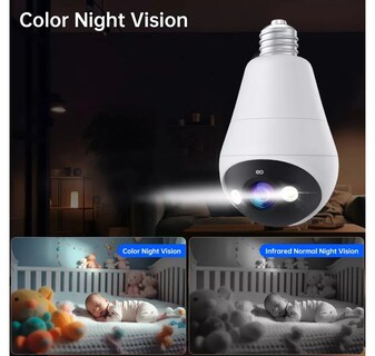 Foto 4 | Cámara De Seguridad Wifi Visión Nocturna Alarma Inalambrica Eo Safe Imports Esi-19567 Blanco
