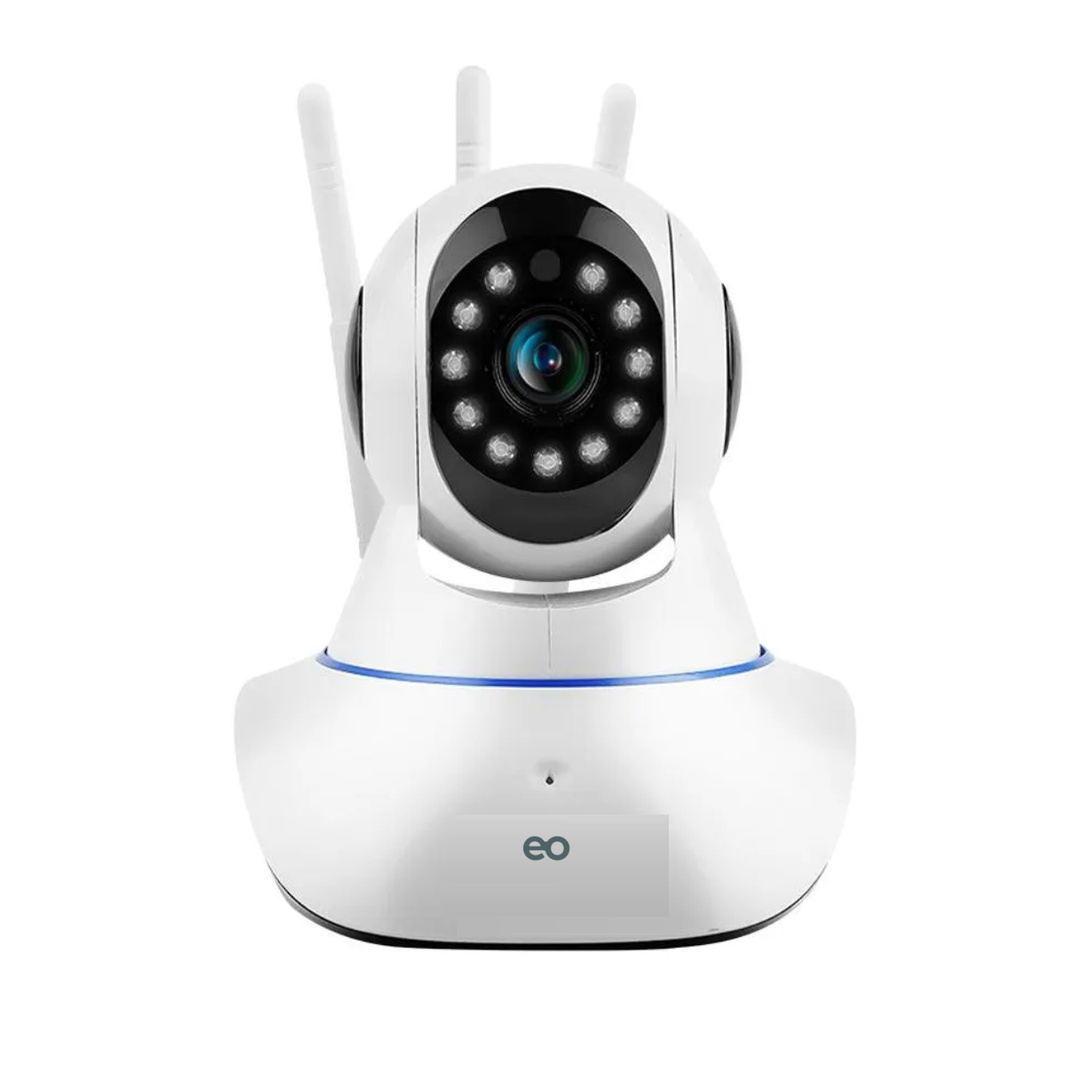 Cámara De Seguridad Wifi Para Interiores, Visión Nocturna, Detección De Movimiento Eo Safe Imports Esi-19566 Blanco