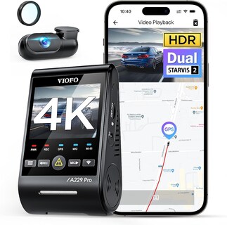 Foto 1 | Cámara De Salpicadero Viofo A229 Pro 4k Hdr Dual Starvis 2 Imx678 Imx675 - Venta Internacional.