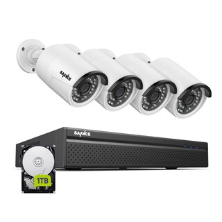 Foto 1 | Sistema De Cámara De Seguridad Sannce 8ch 4k Poe 3mp 4 Piezas 24/7 1tb Hdd - Venta Internacional.