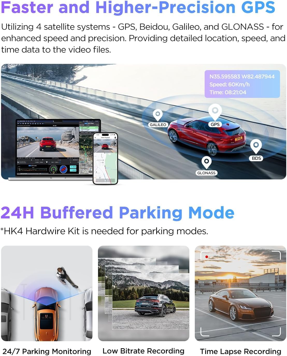 Foto 8 pulgar | Dash Cam Viofo A229 Pro De 3 Canales 4k Hdr Con Wifi Y Gps De 512 Gb - Venta Internacional.