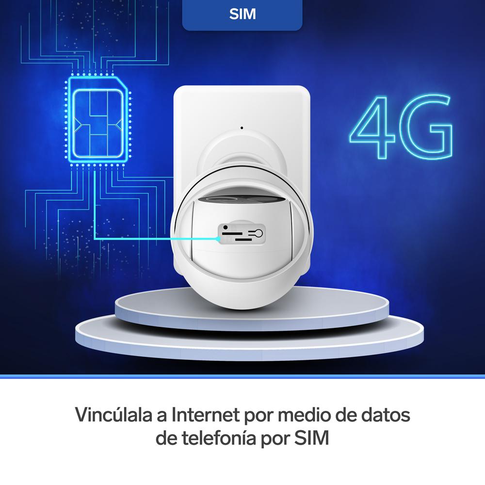 Foto 5 pulgar | Cámara de Seguridad 4g 2 Mpx Robotizada con Panel Solar para Exterior