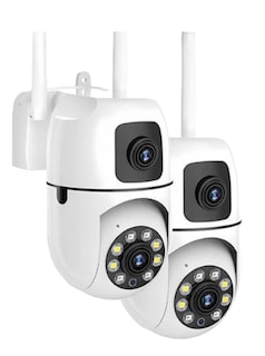 Foto 1 | Xtellar Cámara De Seguridad Wifi Hd 4mp Doble Lente Pack De 2 Unidades