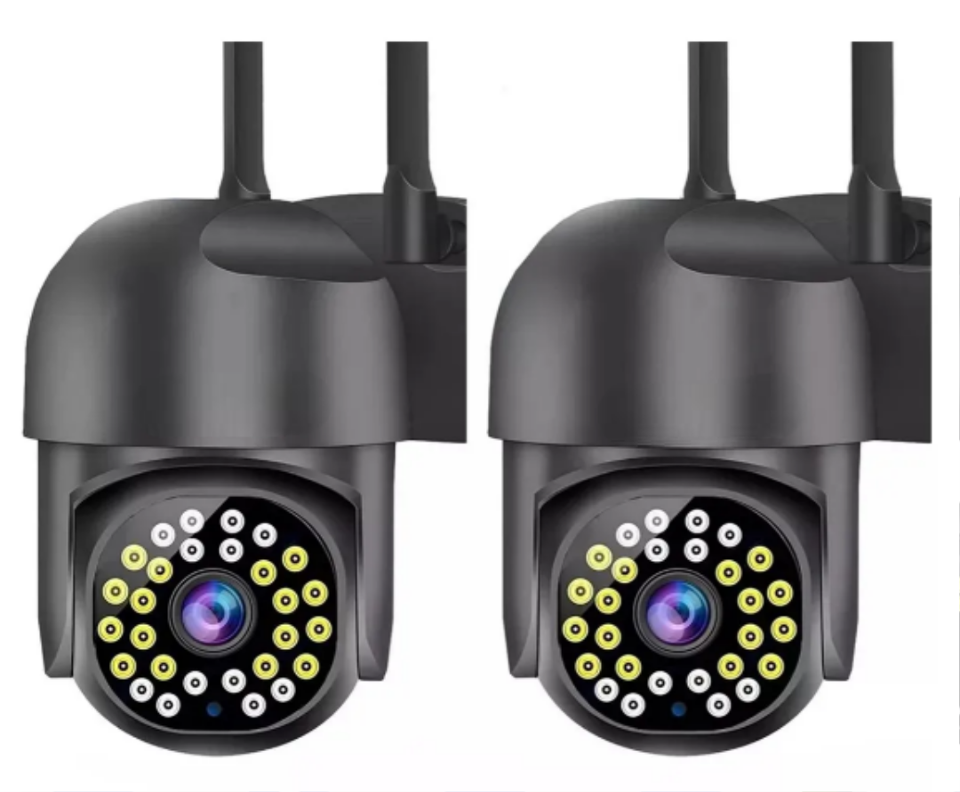 Foto 2 pulgar | Sistema De Seguridad Xtellar Con Cámara Wifi Hd 1080p Ptz  Visión Nocturna Y Alarma - Pack Doble Para Hogar Protegido