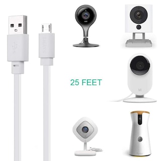 Foto 2 | Cable De Extensión De Alimentación Smays De 25 Pies Para Wyze Cam Pan V2 Blink Mini - Venta Internacional.