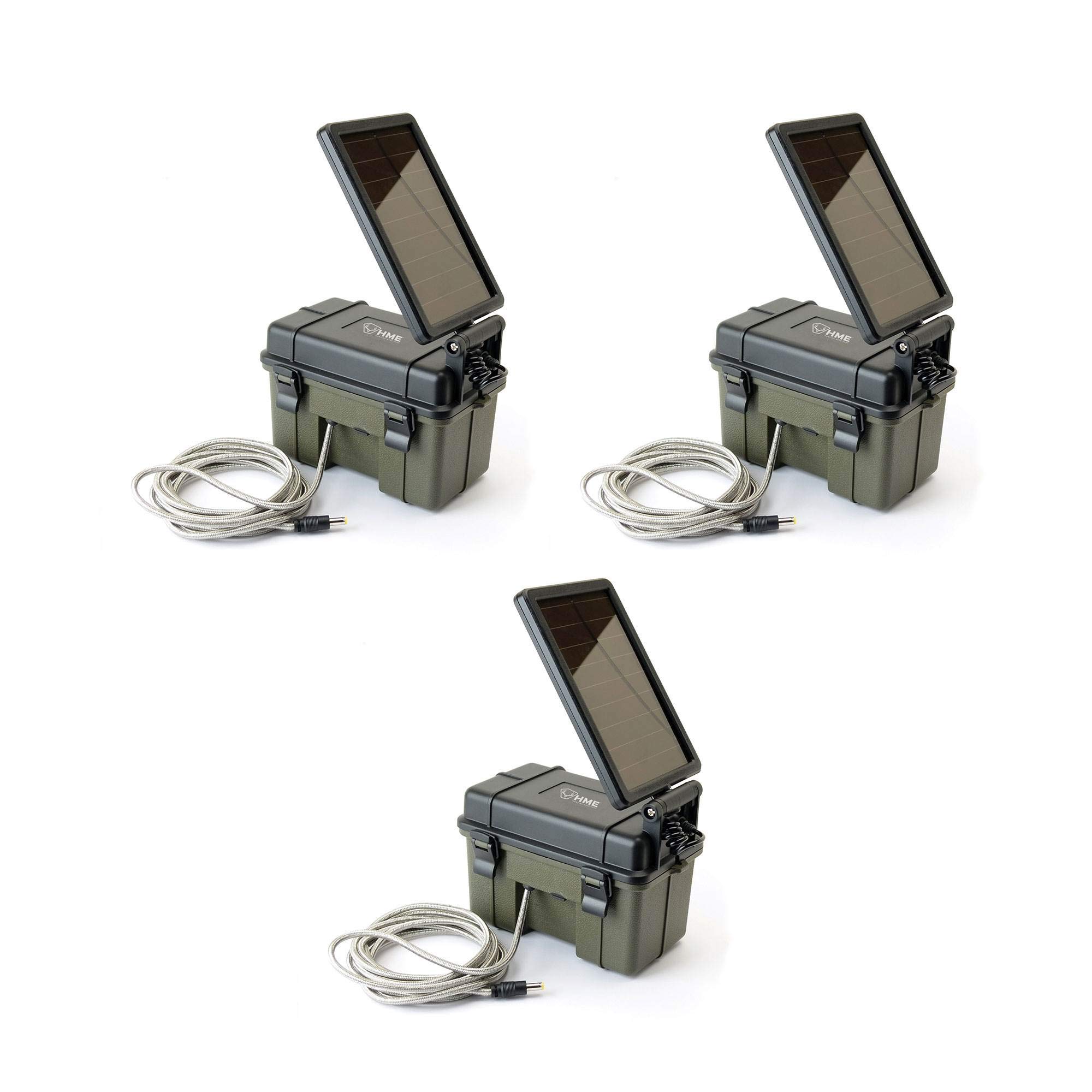 Paquete De Alimentación Para Cámara Trail Hme 12 V/solar Con Paquete De 3 (3 Unidades) - Venta Internacional.