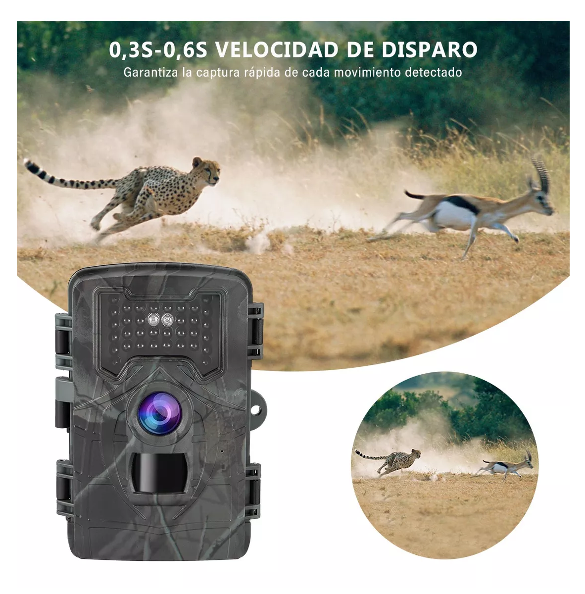 Foto 4 pulgar | Cámara Digital de Cacería de 1080p Ip66 con Visión Nocturna